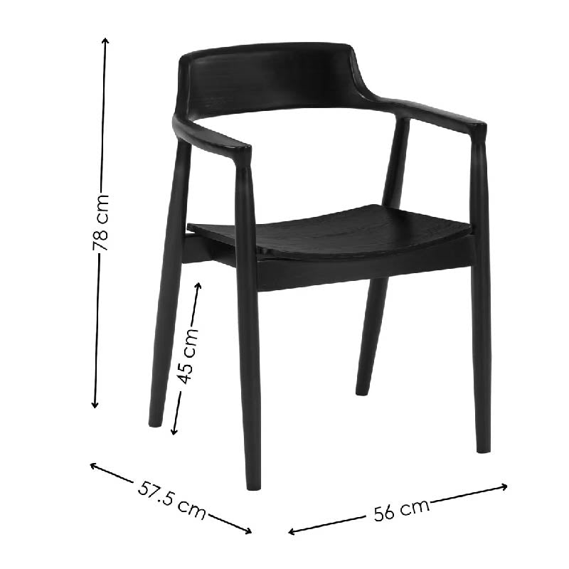 Franklin Dining Chair with Arms (Set of 2)