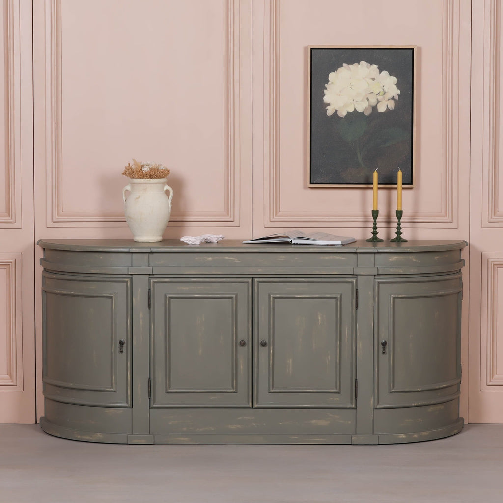Antoinette Vintage French Chic Curved Sideboard