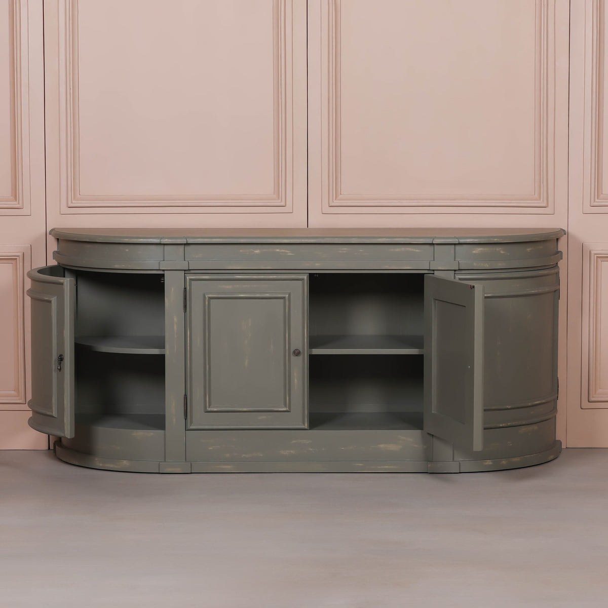 Antoinette Vintage French Chic Curved Sideboard
