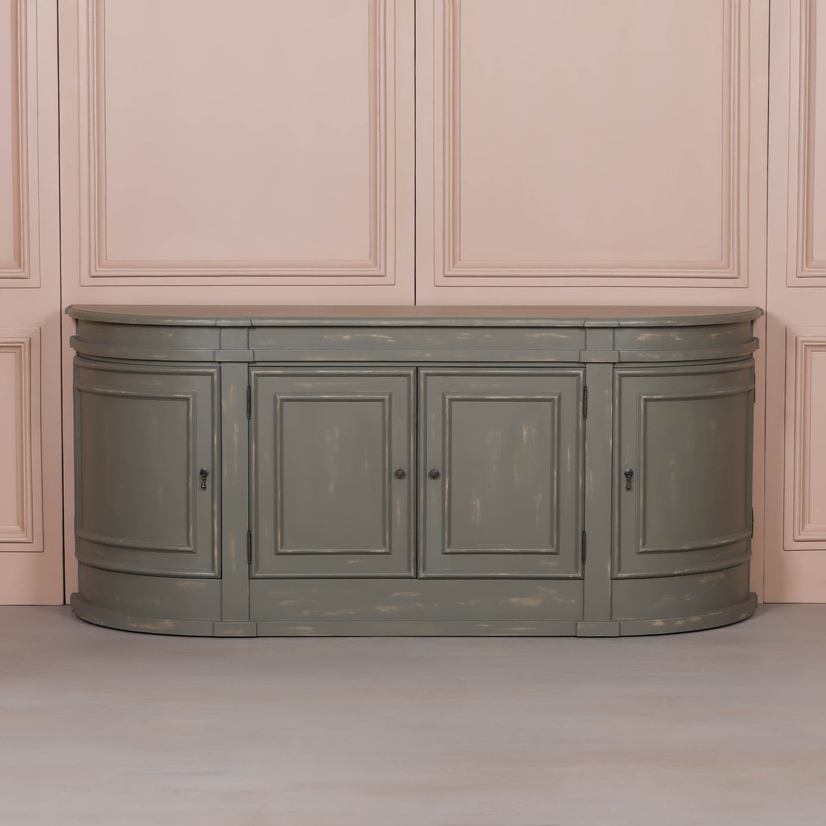 Antoinette Vintage French Chic Curved Sideboard