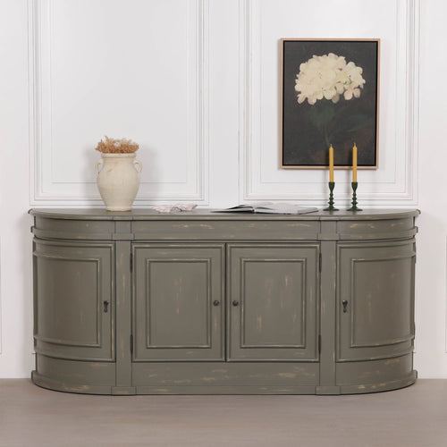 Antoinette Vintage French Chic Curved Sideboard