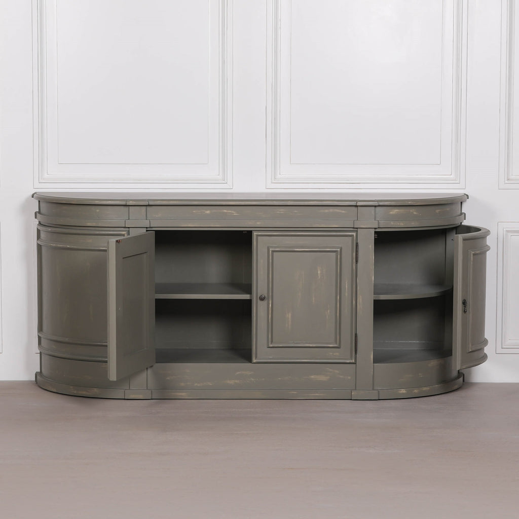 Antoinette Vintage French Chic Curved Sideboard
