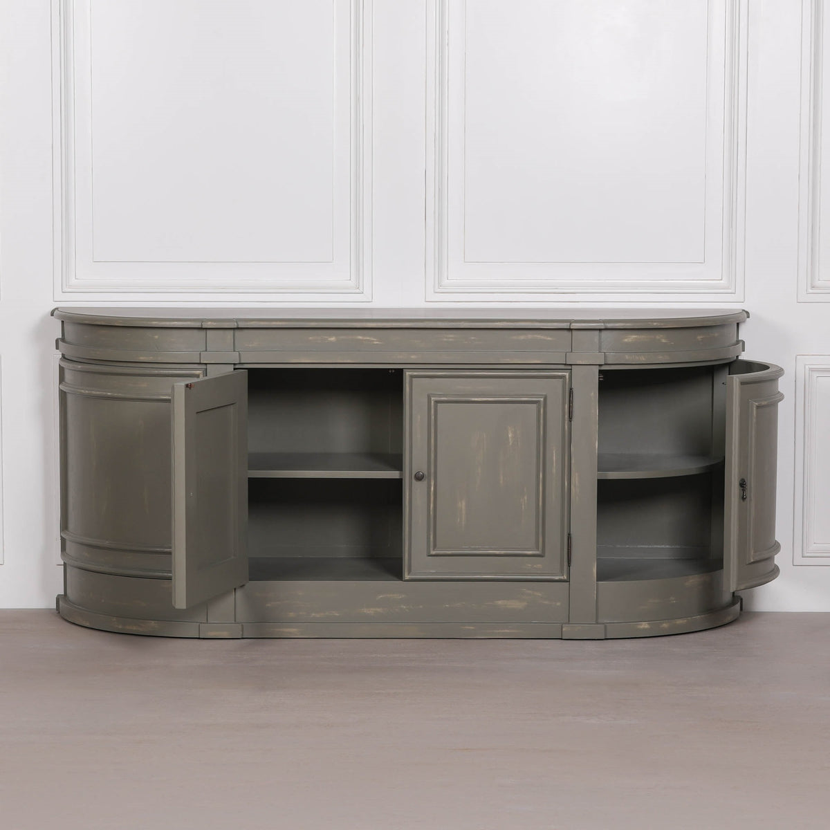 Antoinette Vintage French Chic Curved Sideboard