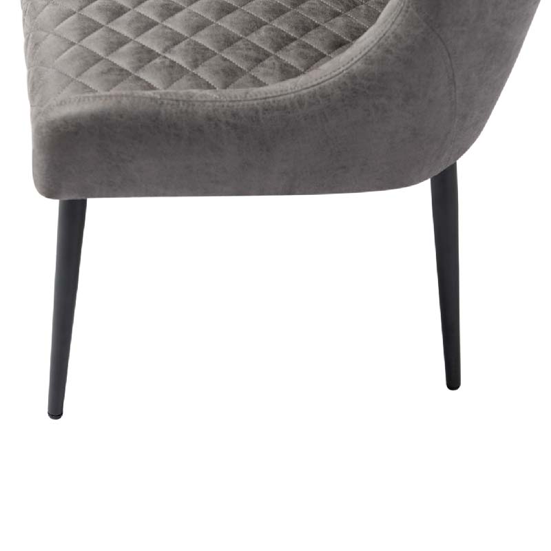 Hoxton Curved Corner Bench Grey LHF