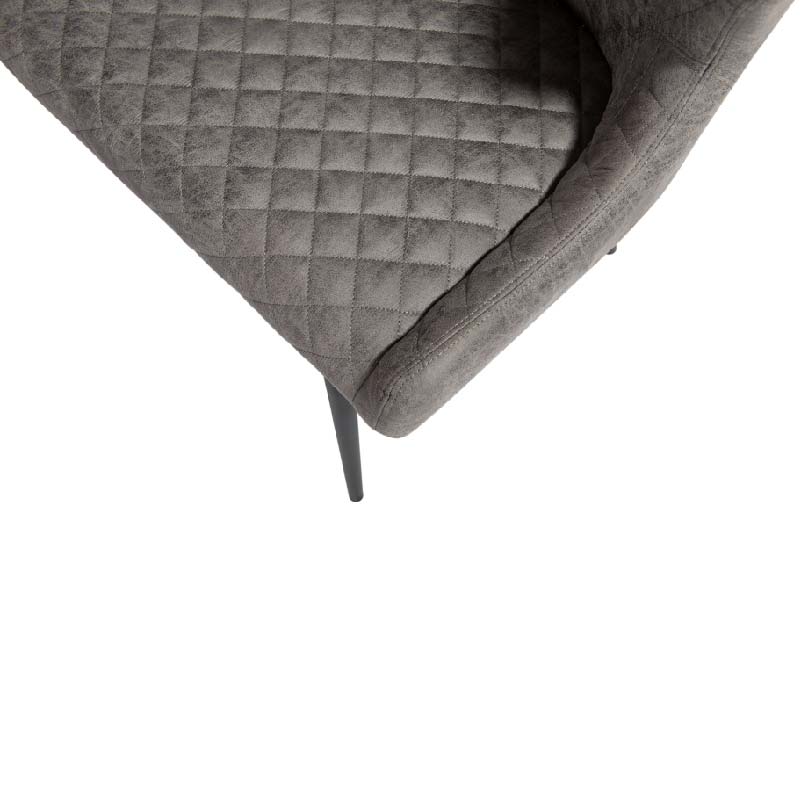 Hoxton Curved Corner Bench Grey LHF