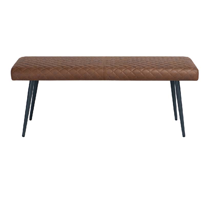 Hoxton Curved Small Bench Tan