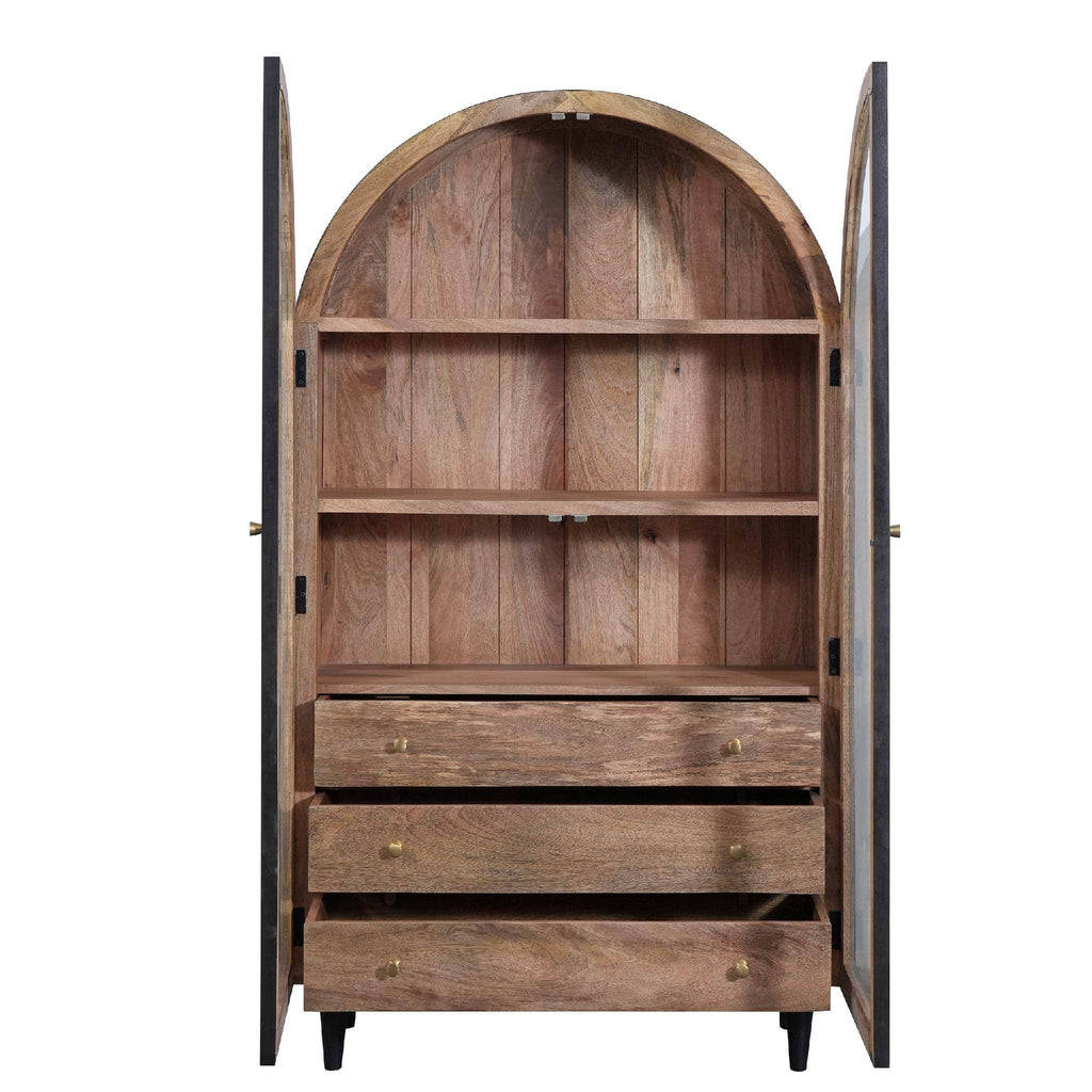 Iconic 2 Door Glass Cabinet