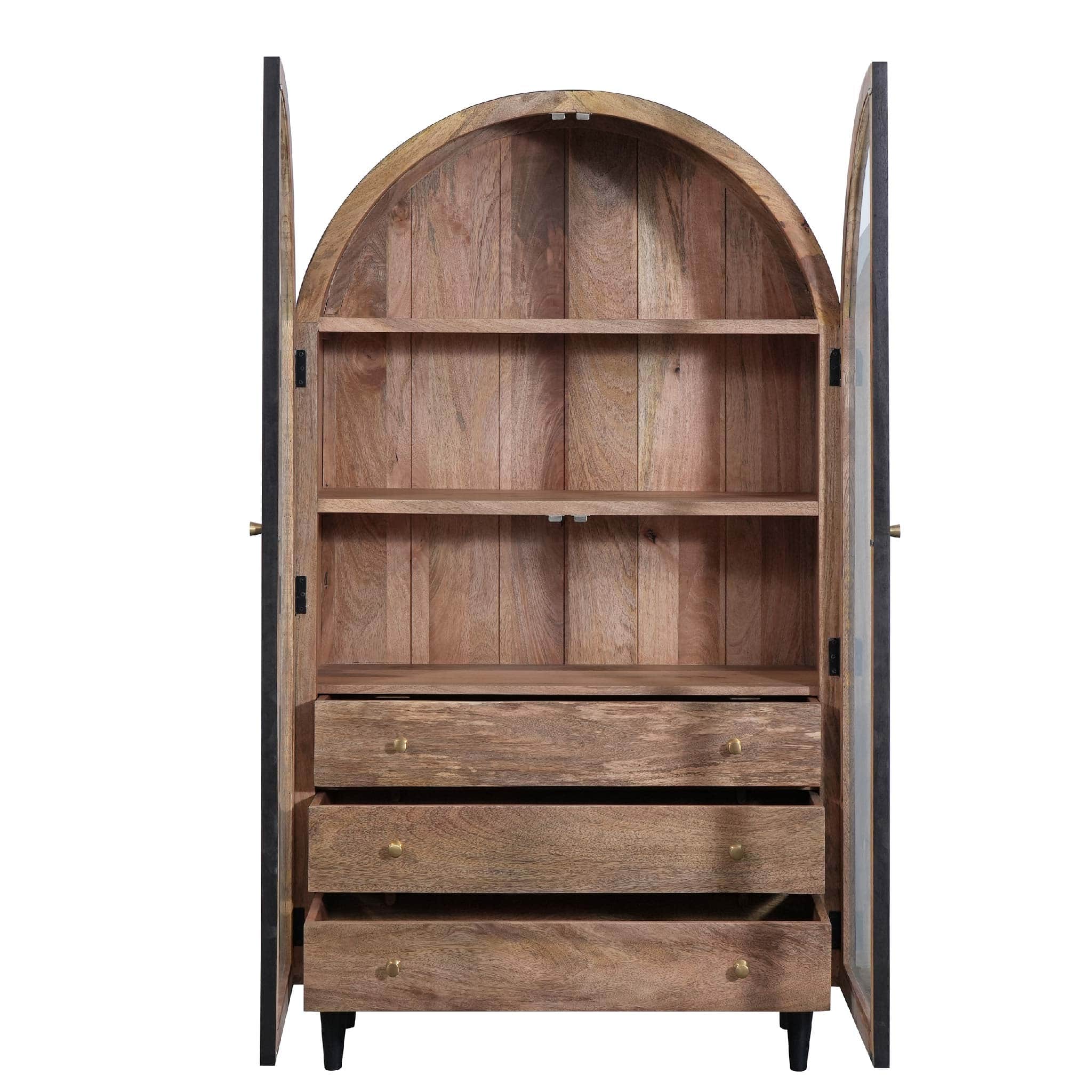 Iconic 2 Door Glass Cabinet