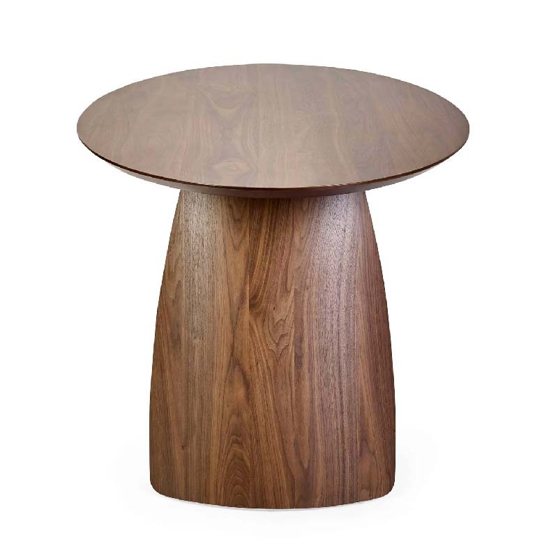 Julius Oval 4-6 Seater Dining Table in Walnut Effect 