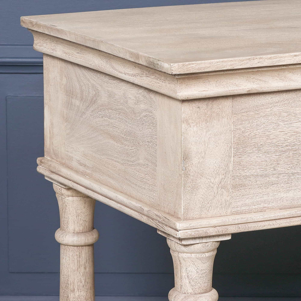 Acacia Wooden Console Table with Single Drawer