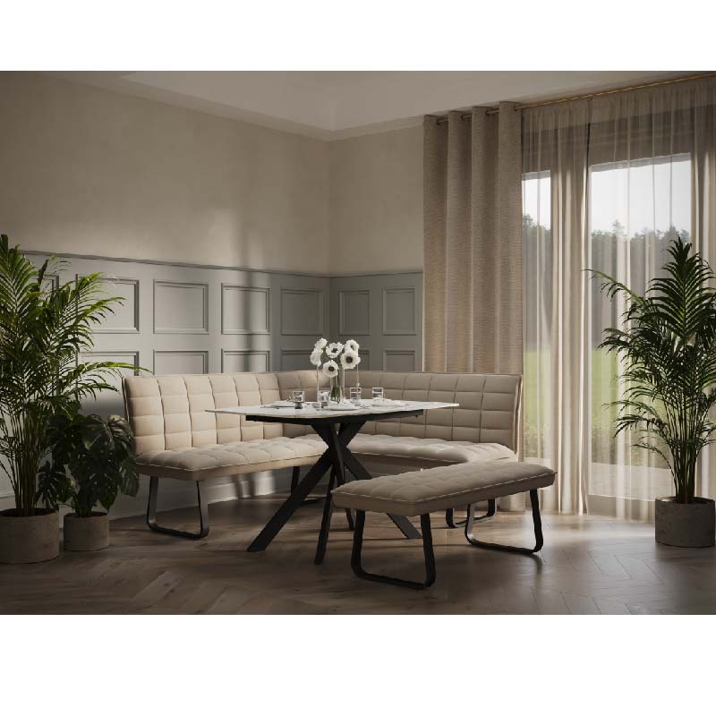 Lima Corner Bench RHF