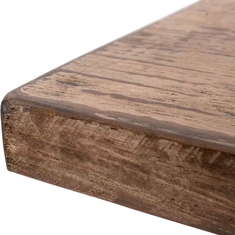 Adair Reclaimed Pine Wood Industrial Large Dining Table