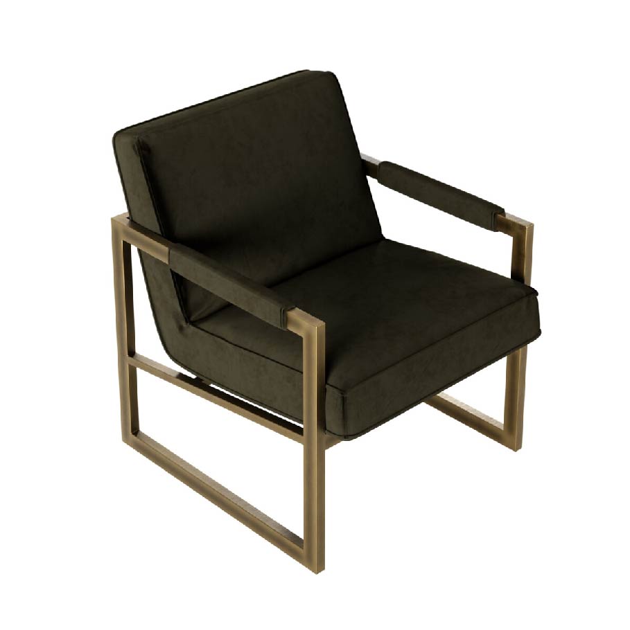 Mickleton Club Chair, Olive Green