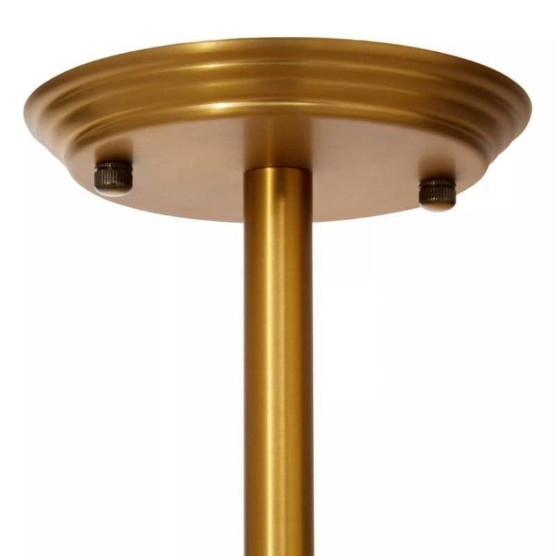 Orko Brass And Black 16 Bulb Statement Pendant Light