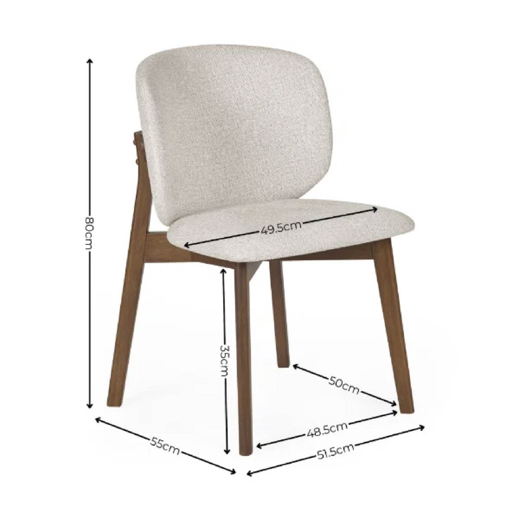 Set of 2 Portland Upholstered Dining Chair