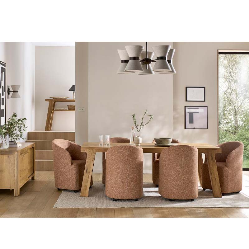 Lomond Solid Oak Large Dining Table