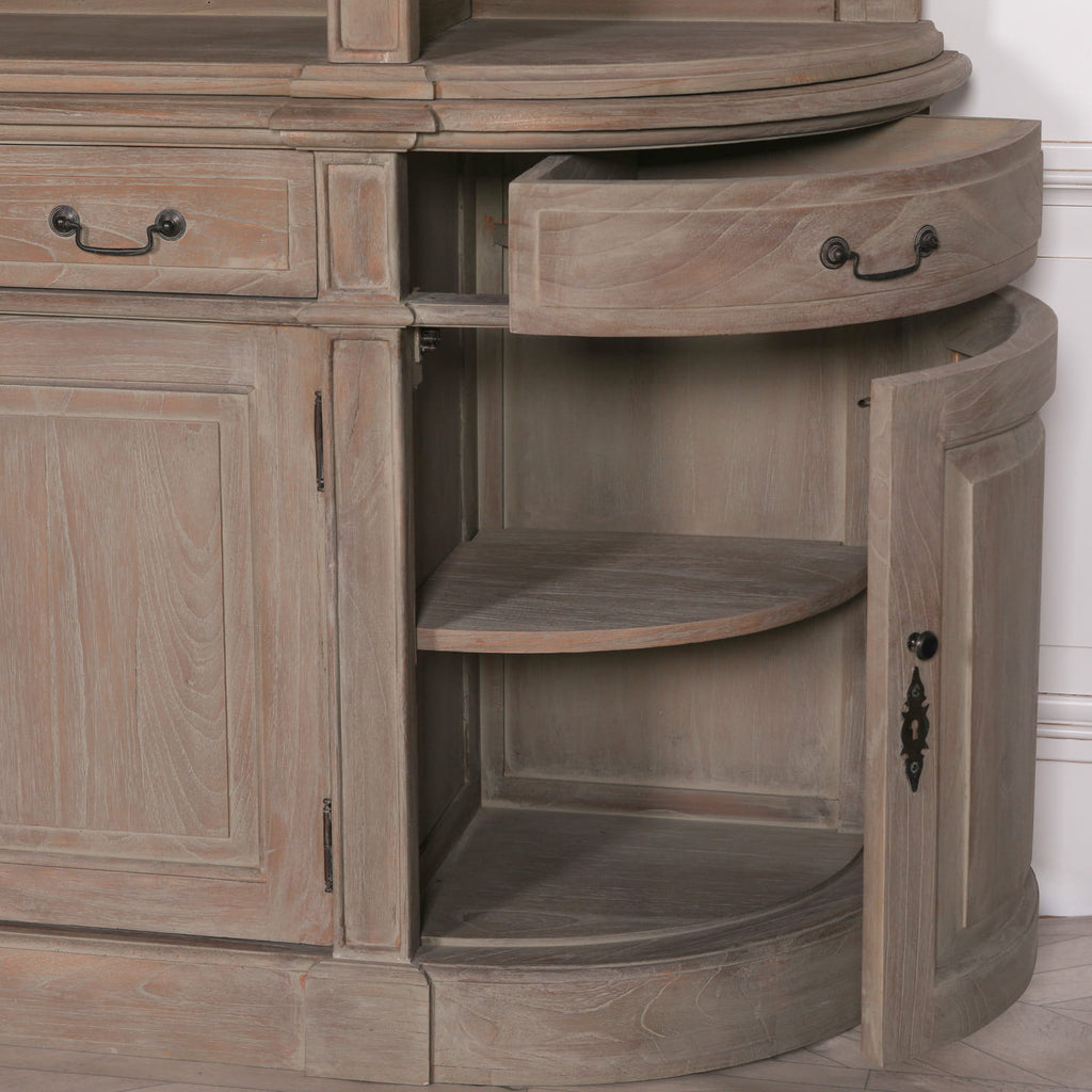 Large Wooden Traditional Home Library Bookcase with Ladder