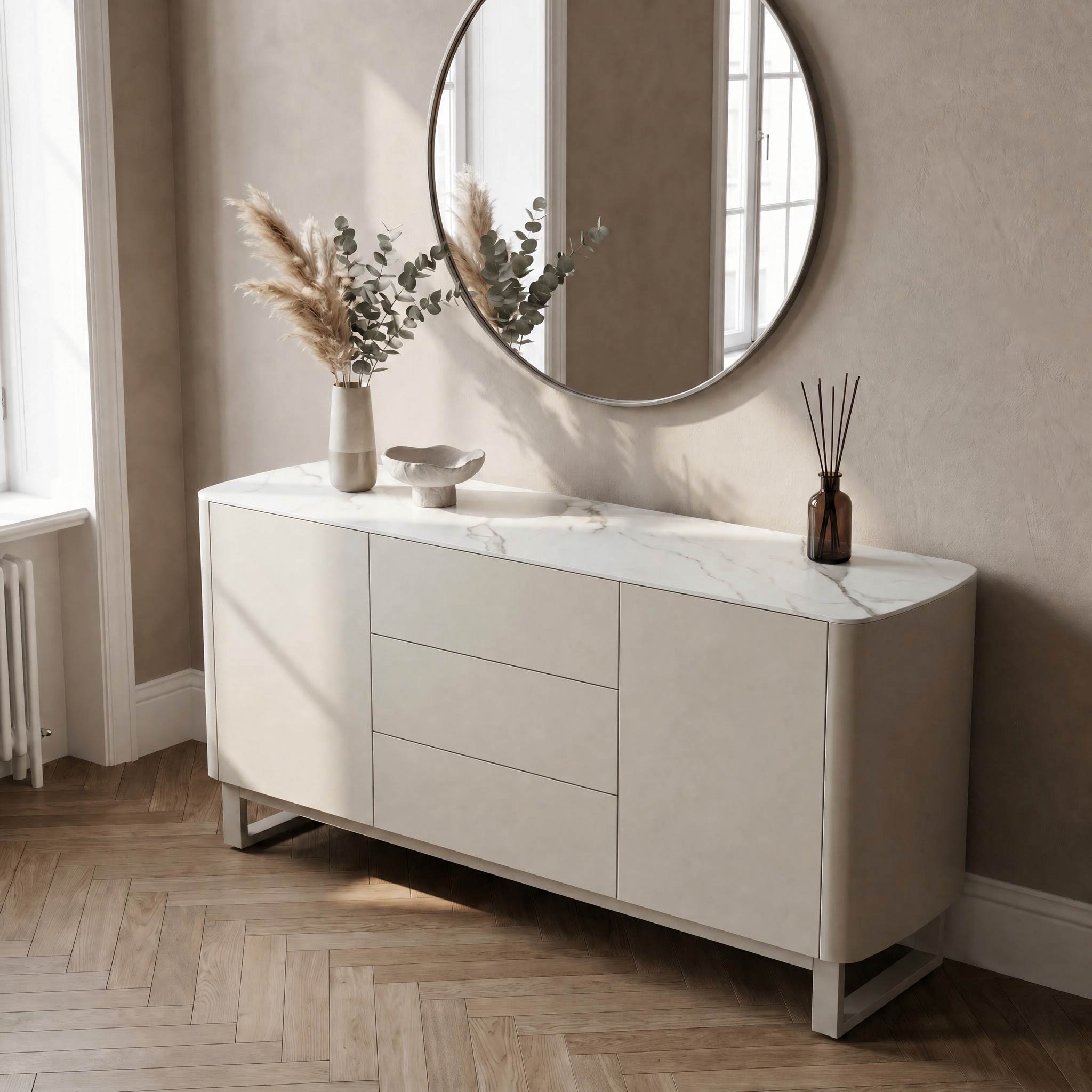 Savana Oyster Sideboard