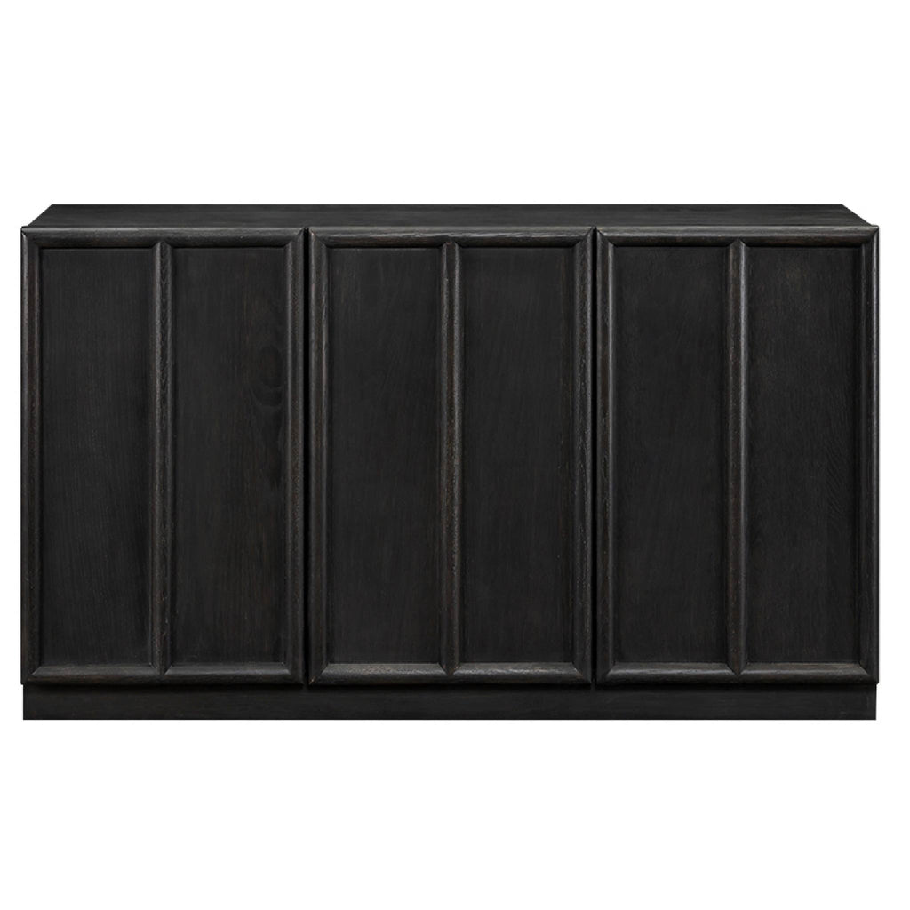 Huddington Black Wooden Sideboard