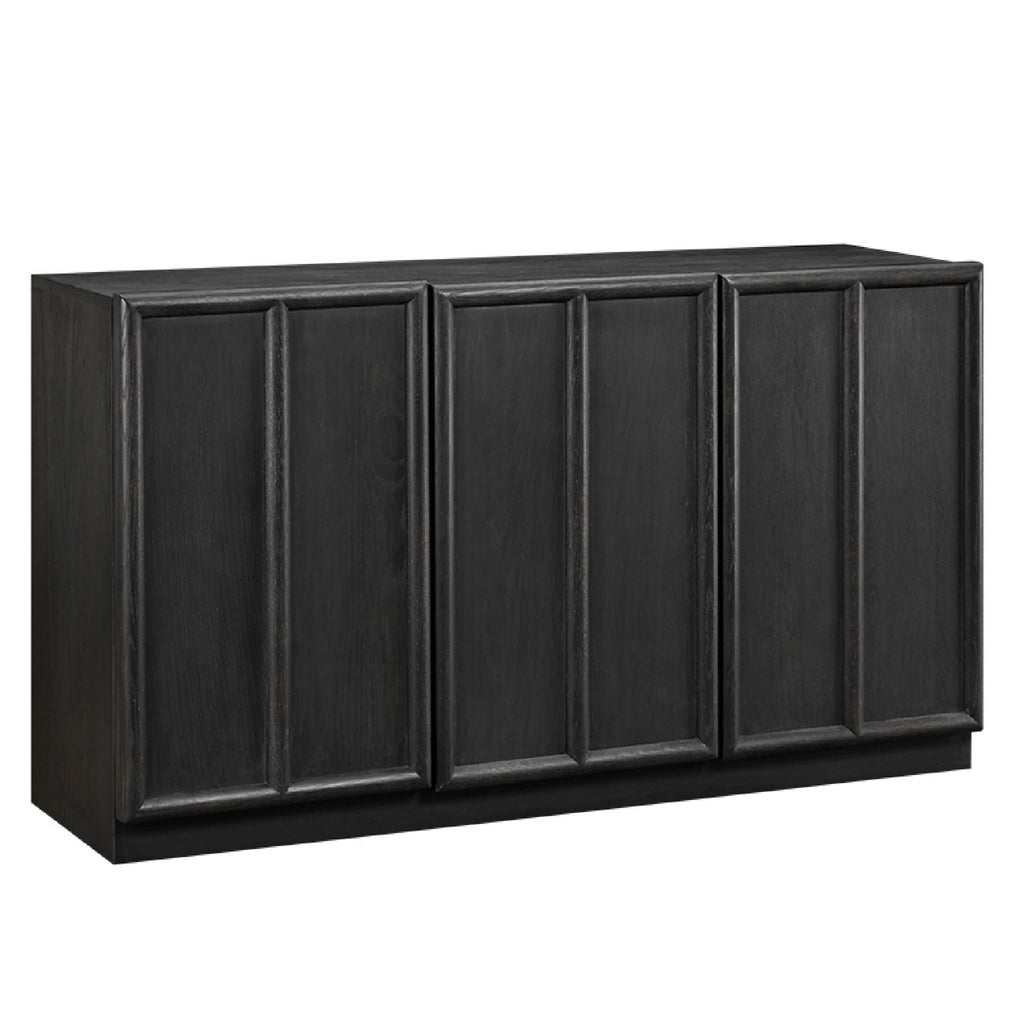 Huddington Black Wooden Sideboard