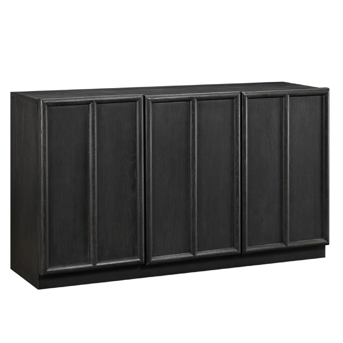 Huddington Black Wooden Sideboard