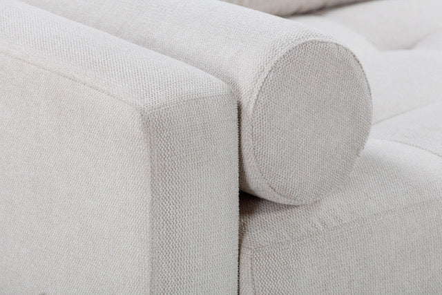 Candover Neutral Upholstered Sofa