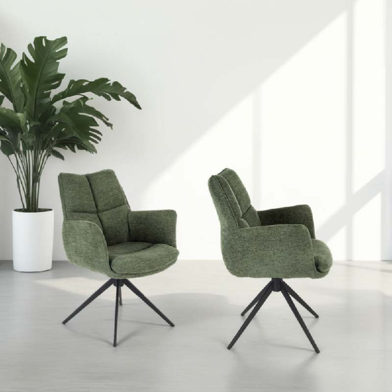 Swivel Forest Green Dining Chair CH-AR70