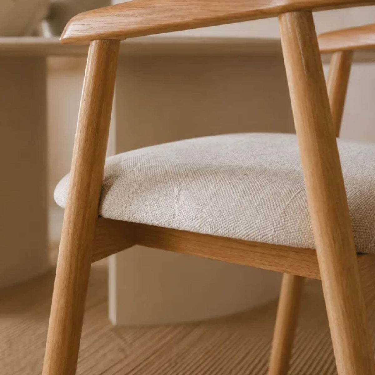 Una Curved Back Dining Chairs (Set of 2)