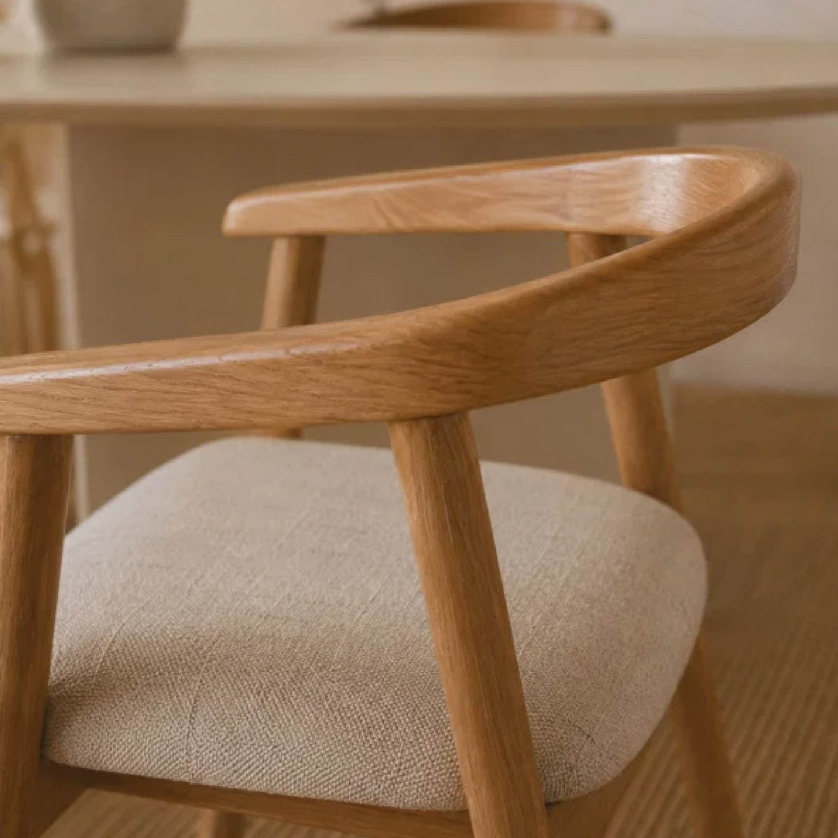 Una Curved Back Dining Chairs (Set of 2)