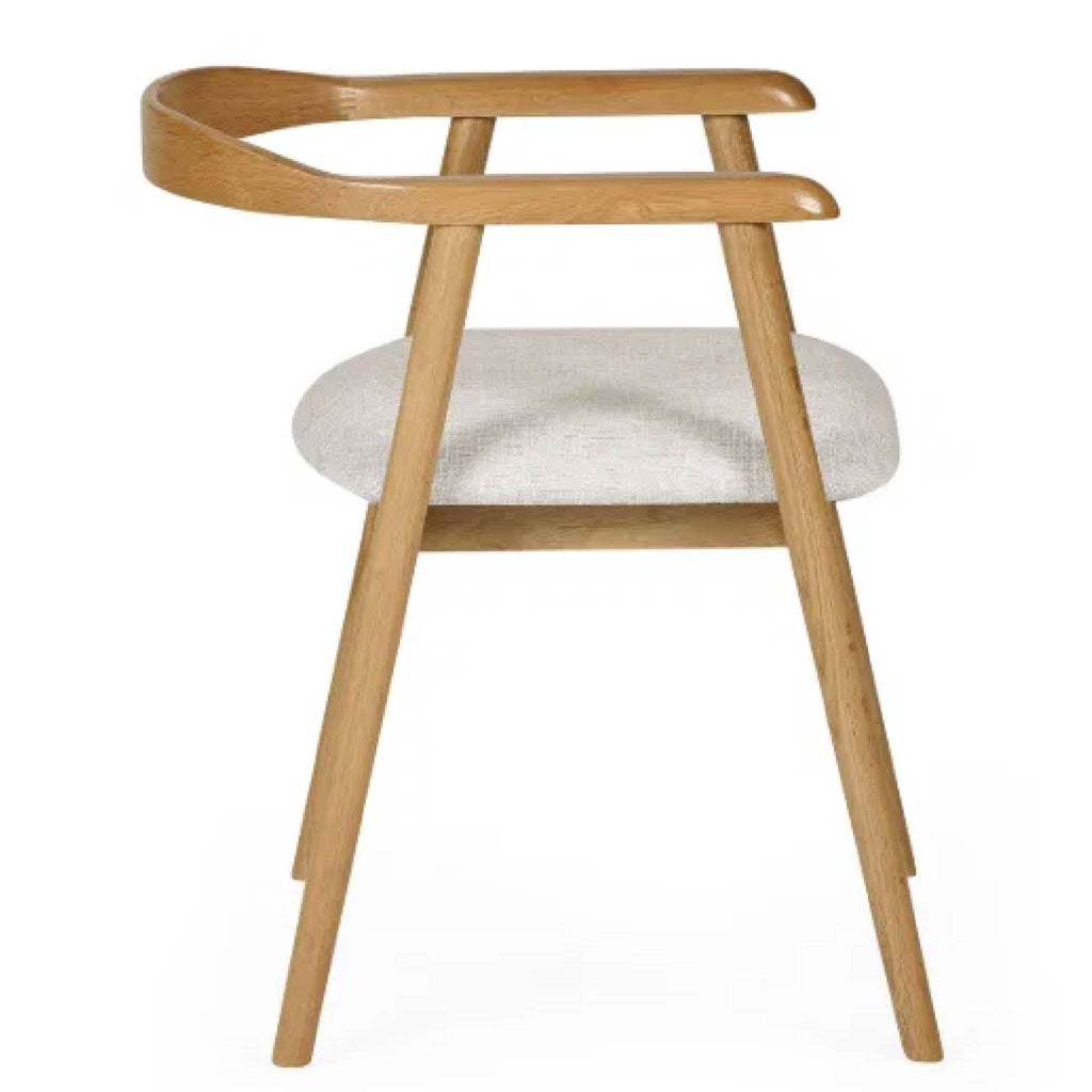 Una Curved Back Dining Chairs (Set of 2)