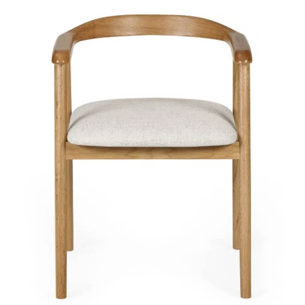 Una Curved Back Dining Chairs (Set of 2)