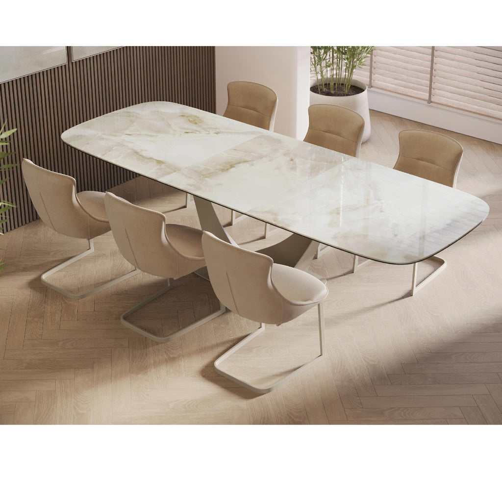 Viano Pearl Extending Dining Table