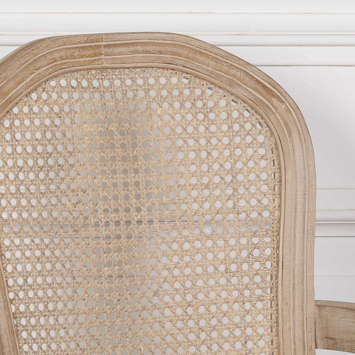 Wooden Carver Louis Upholstered Dining Arm Chair