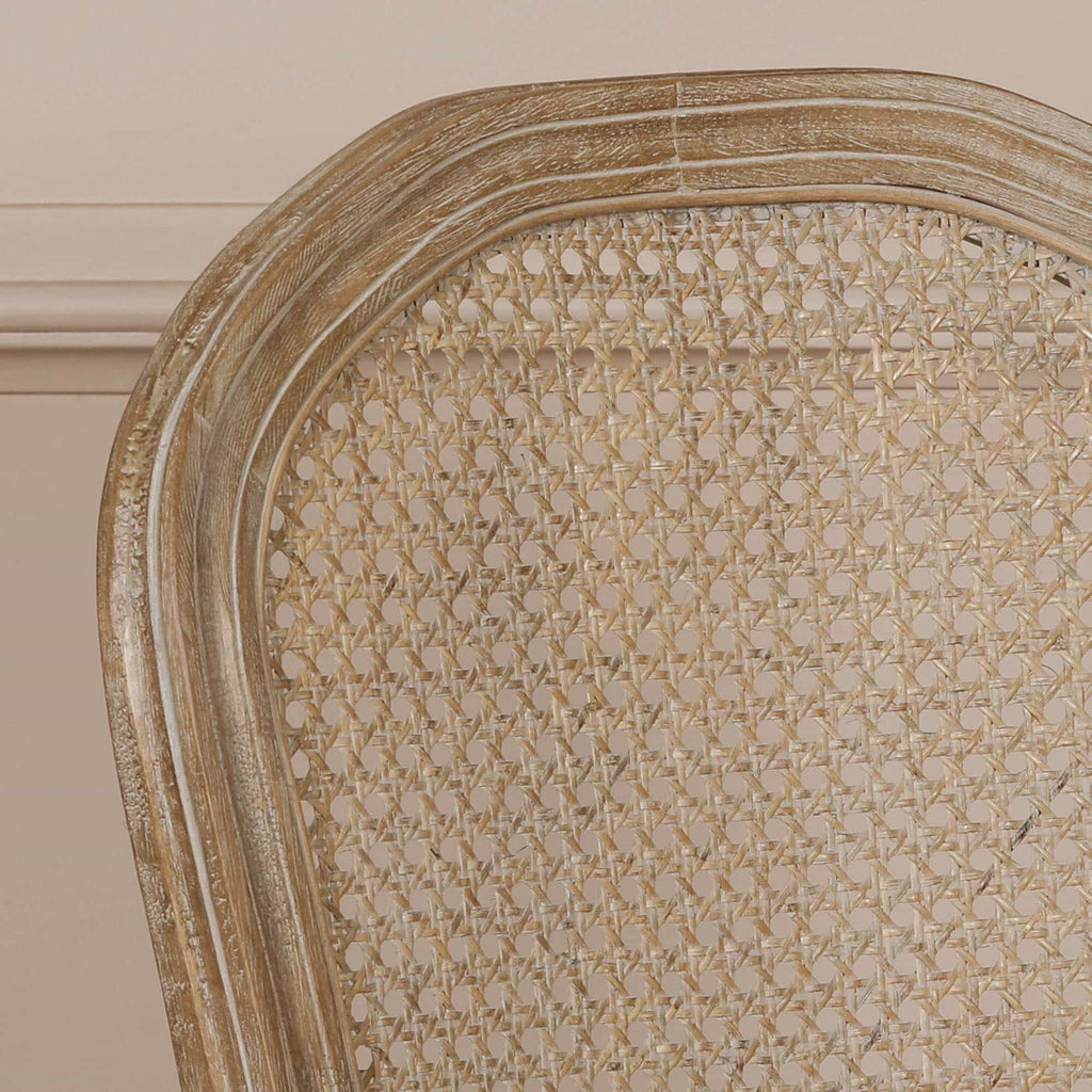 Wooden Carver Louis Upholstered Dining Arm Chair