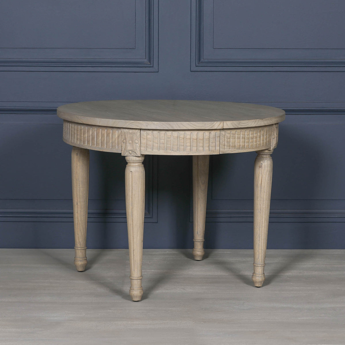 Rustic Wooden Extendable 100cm Dining Table