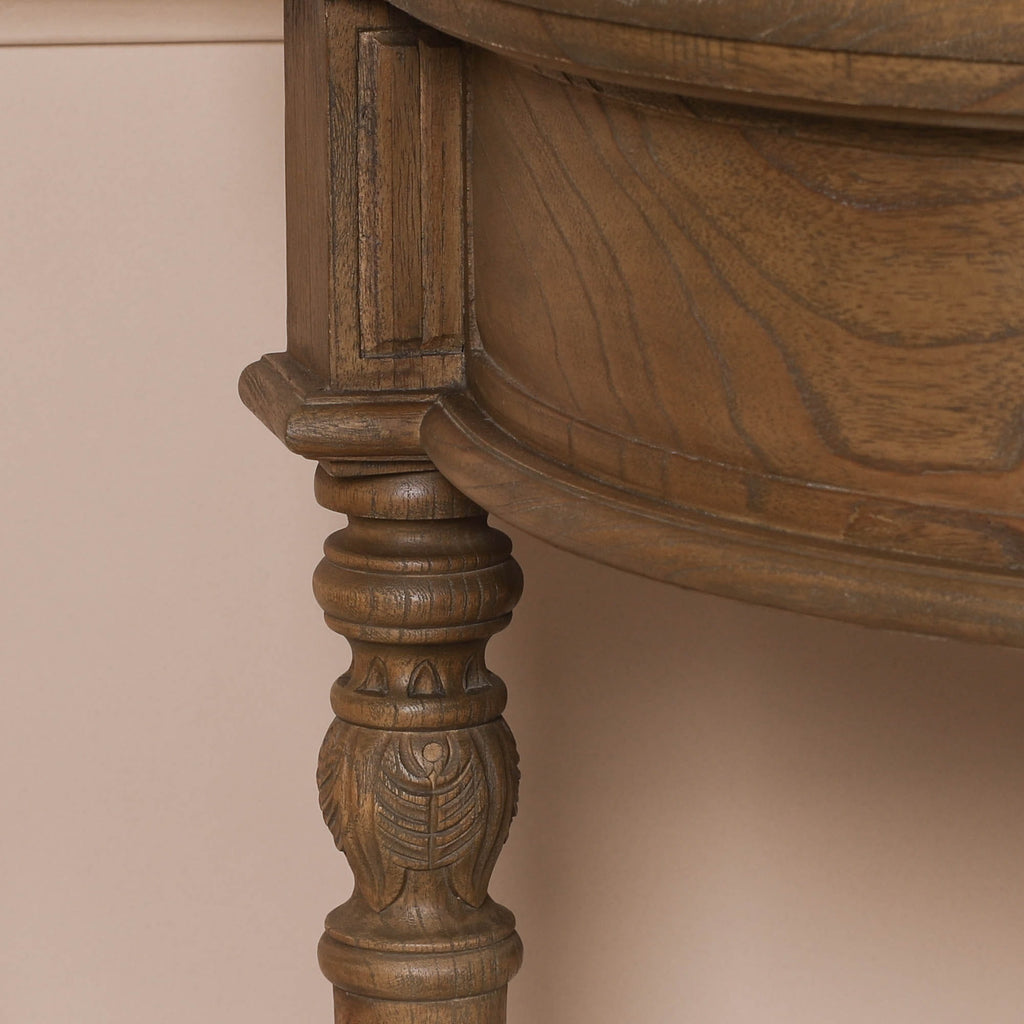 Rustic Wooden Console Table 151cm