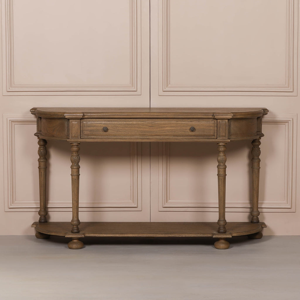 Rustic Wooden Console Table 151cm