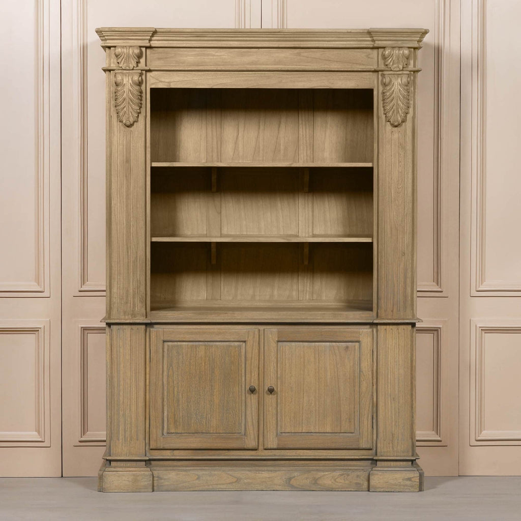 Large Traditional French Library Bookcase