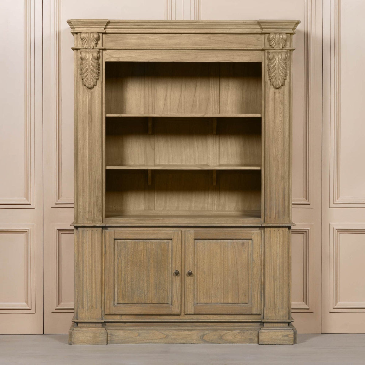 Large Traditional French Library Bookcase