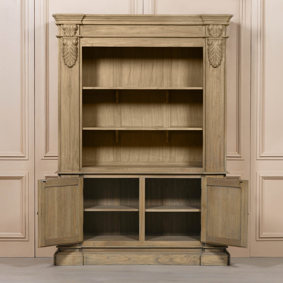 Large Traditional French Library Bookcase