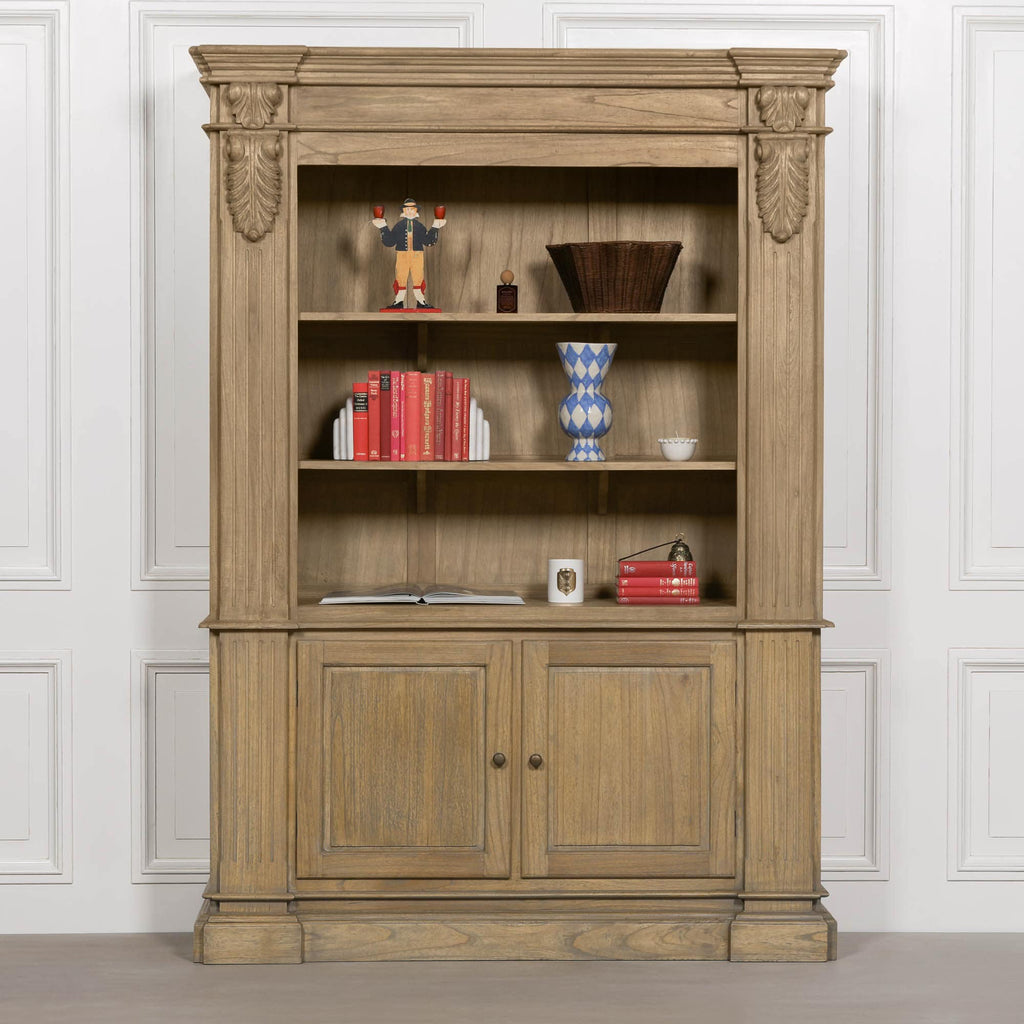 Large Traditional French Library Bookcase