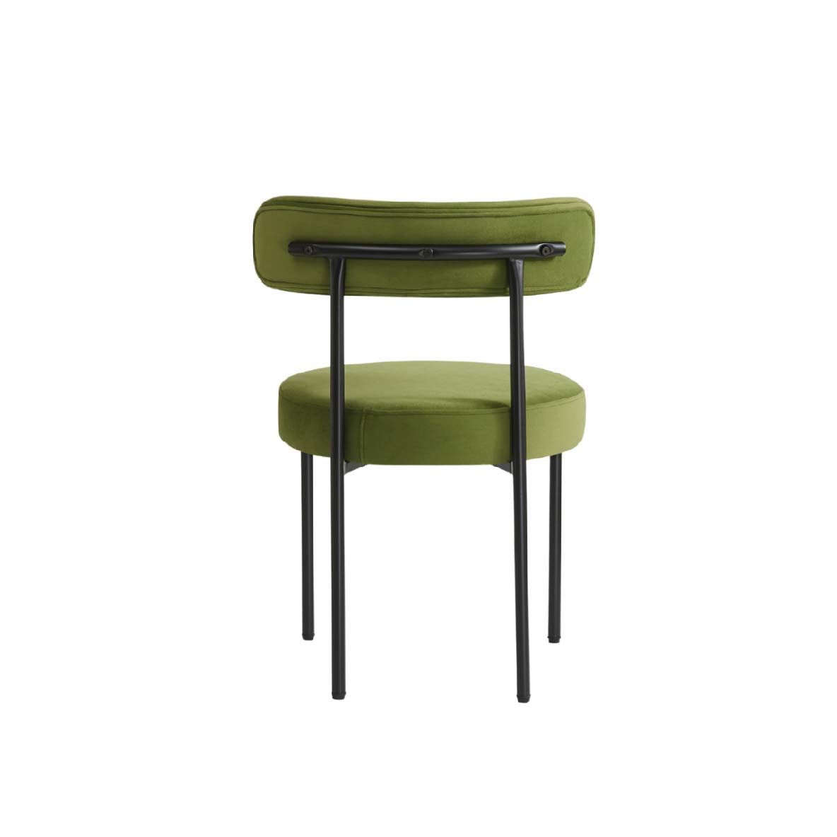 Flora Velvet Dining Chair olive