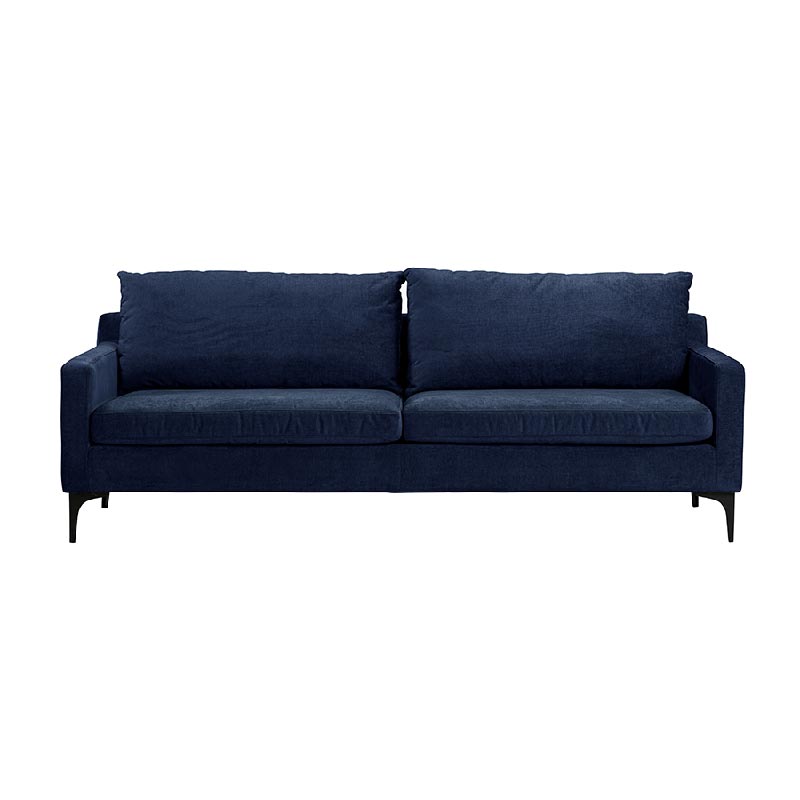Himbleton Blue Upholstered Sofa 