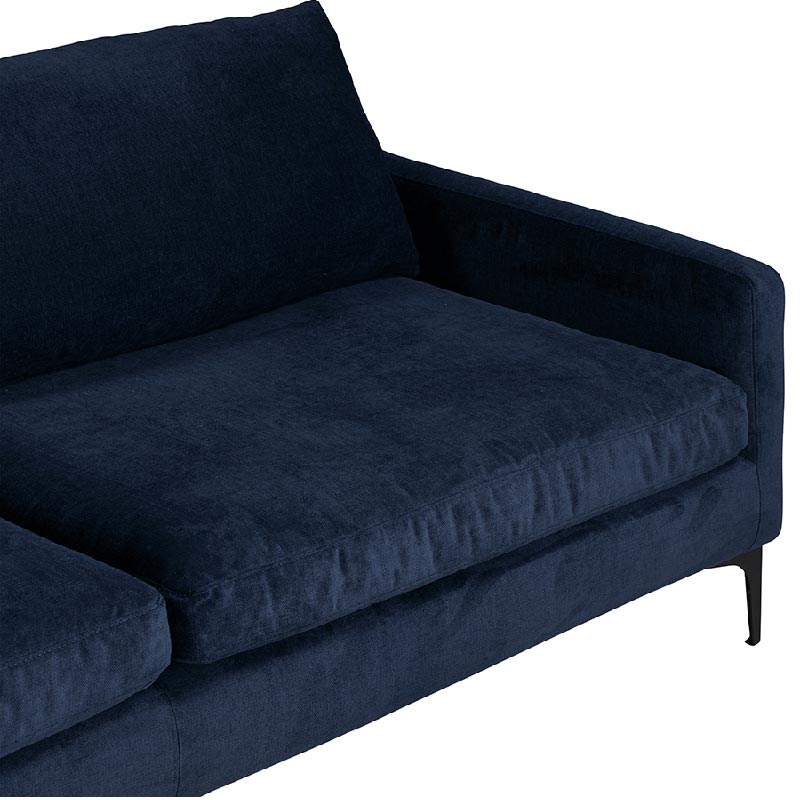 Himbleton Blue Upholstered Sofa 