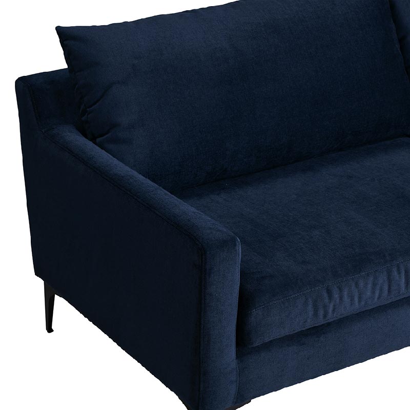 Himbleton Blue Upholstered Sofa 