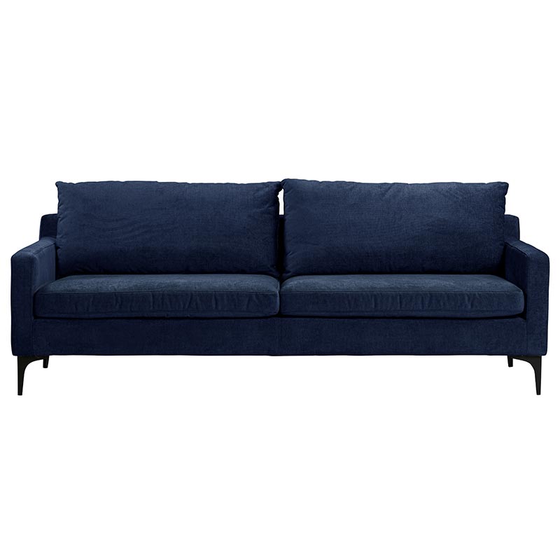 Himbleton Blue Upholstered Sofa 