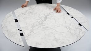Round Ceramic Table 3mm With Conical Base